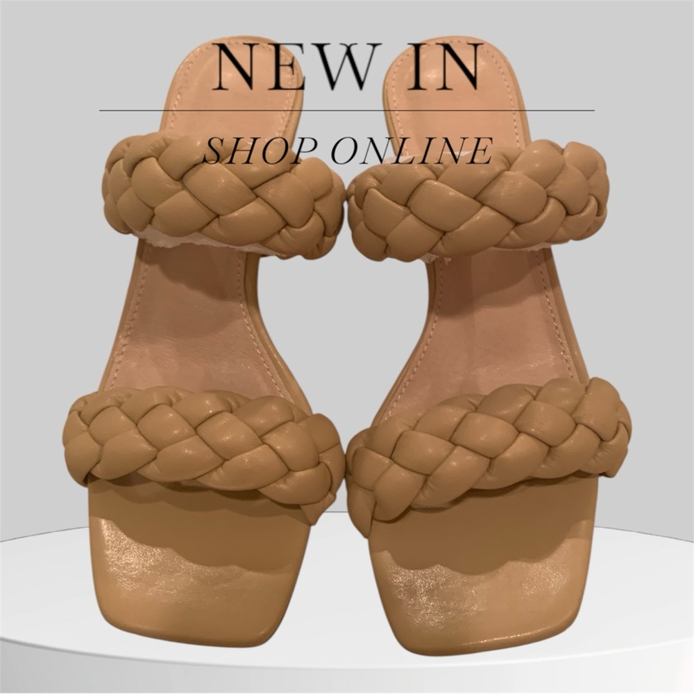 Braided Tan Women's Sandals